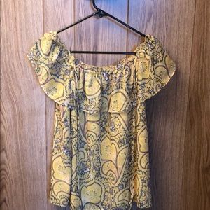 Loft yellow blouse